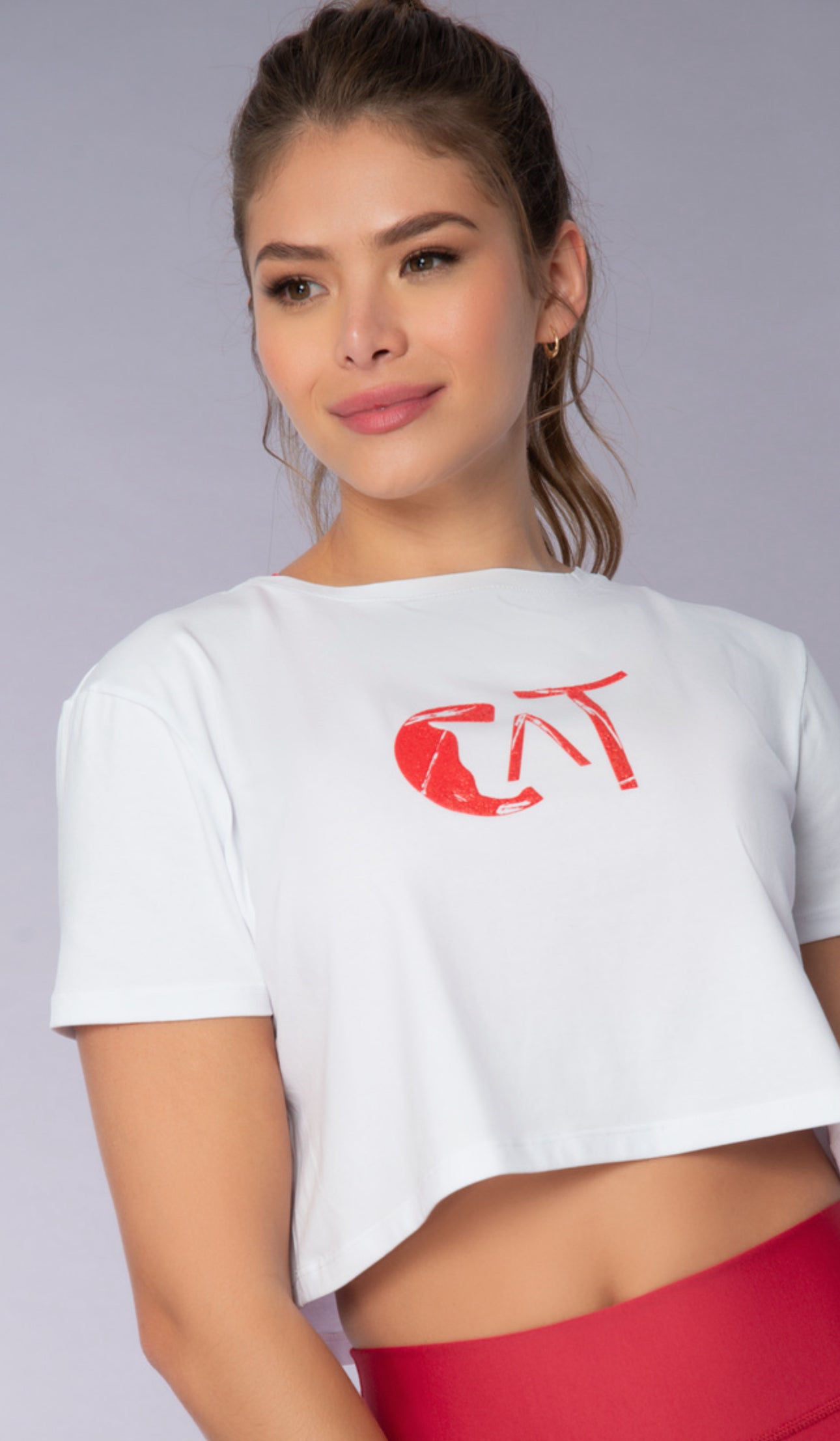 CAMISETA BLANCA CAT FRONTAL